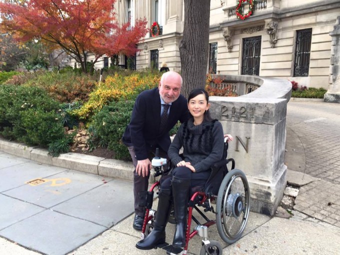 アメリカで、GNEミオパチーの研究者であるイスラエルのアルゴフ先生と。