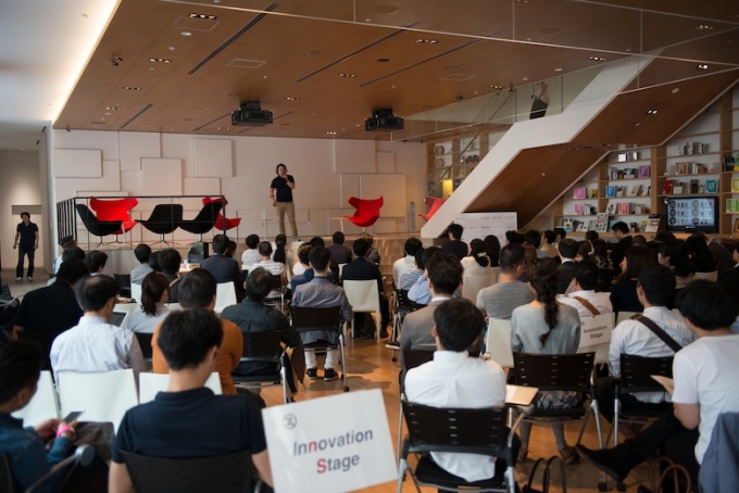 「しんびじ」では、参加者に沼田さんの熱い思いが語られる photo by EIJI