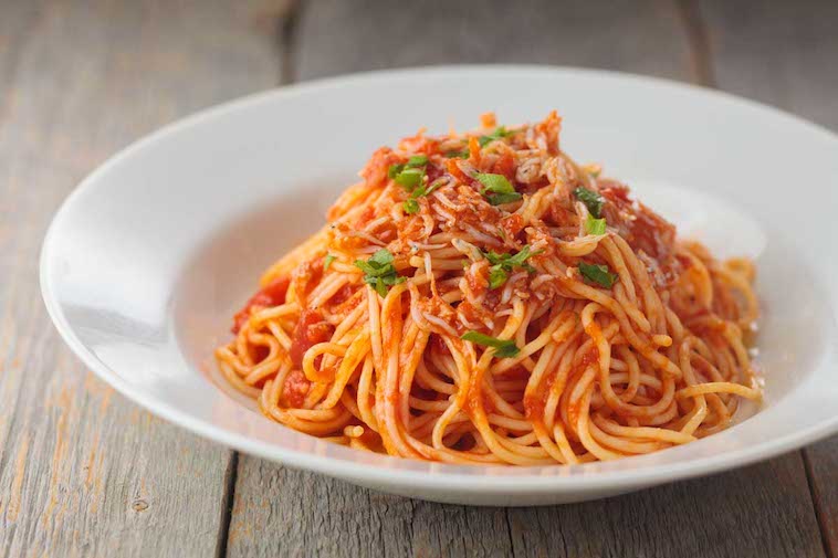 【写真】お皿に丁寧に盛られたパスタが、とても美味しそう。