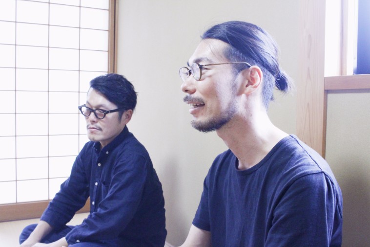 【写真】インタビューにこたえるなかのさんとたんじょうさんの力強い横顔