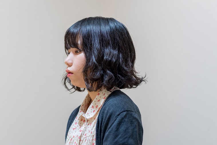 【写真】インタビューに丁寧な様子で答えるきどかなえさん