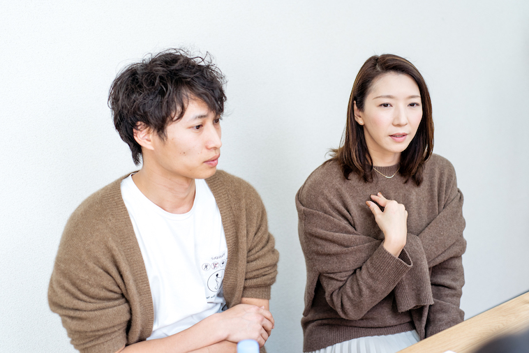 【写真】横並びで話をするせんださんとせなさん